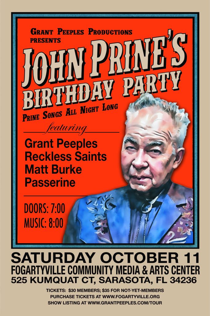 John Prine Birthday Show-- Sarasota