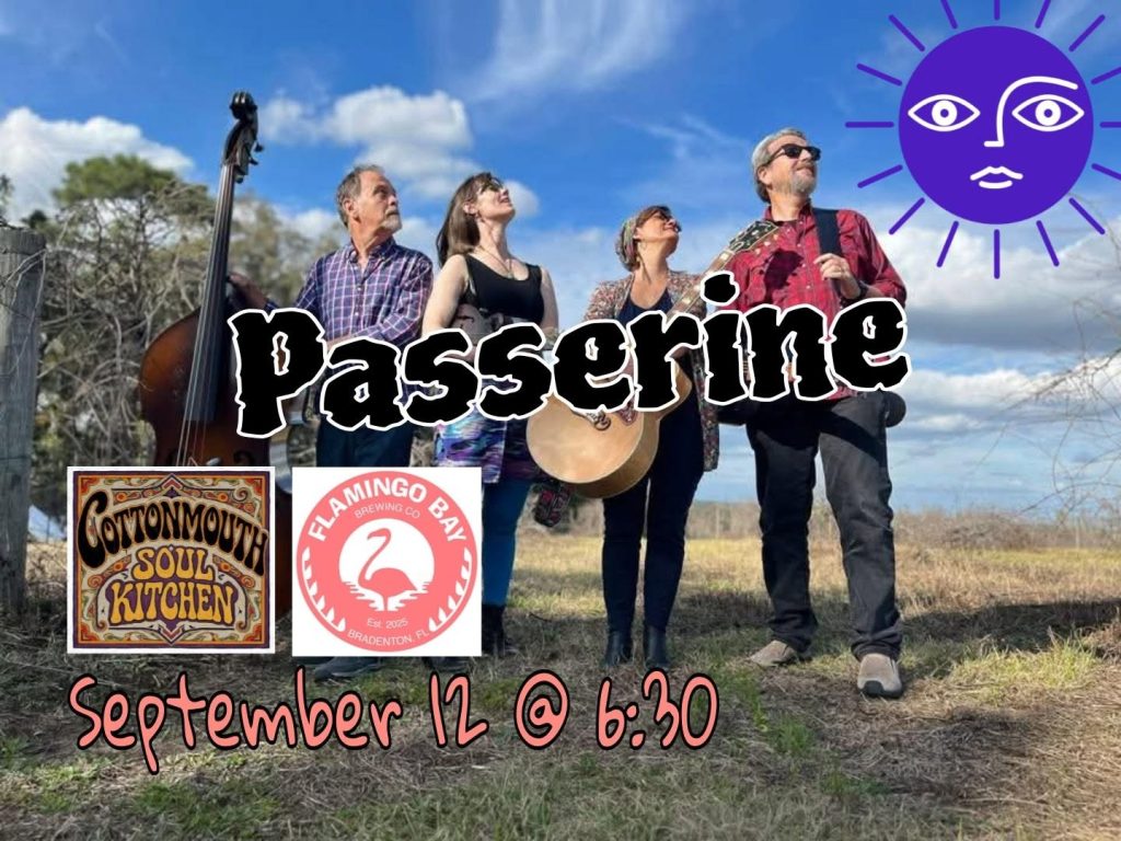 Passerine at Cottonmouth Southern Soul Kitchen/Flamingo Bay Brewing